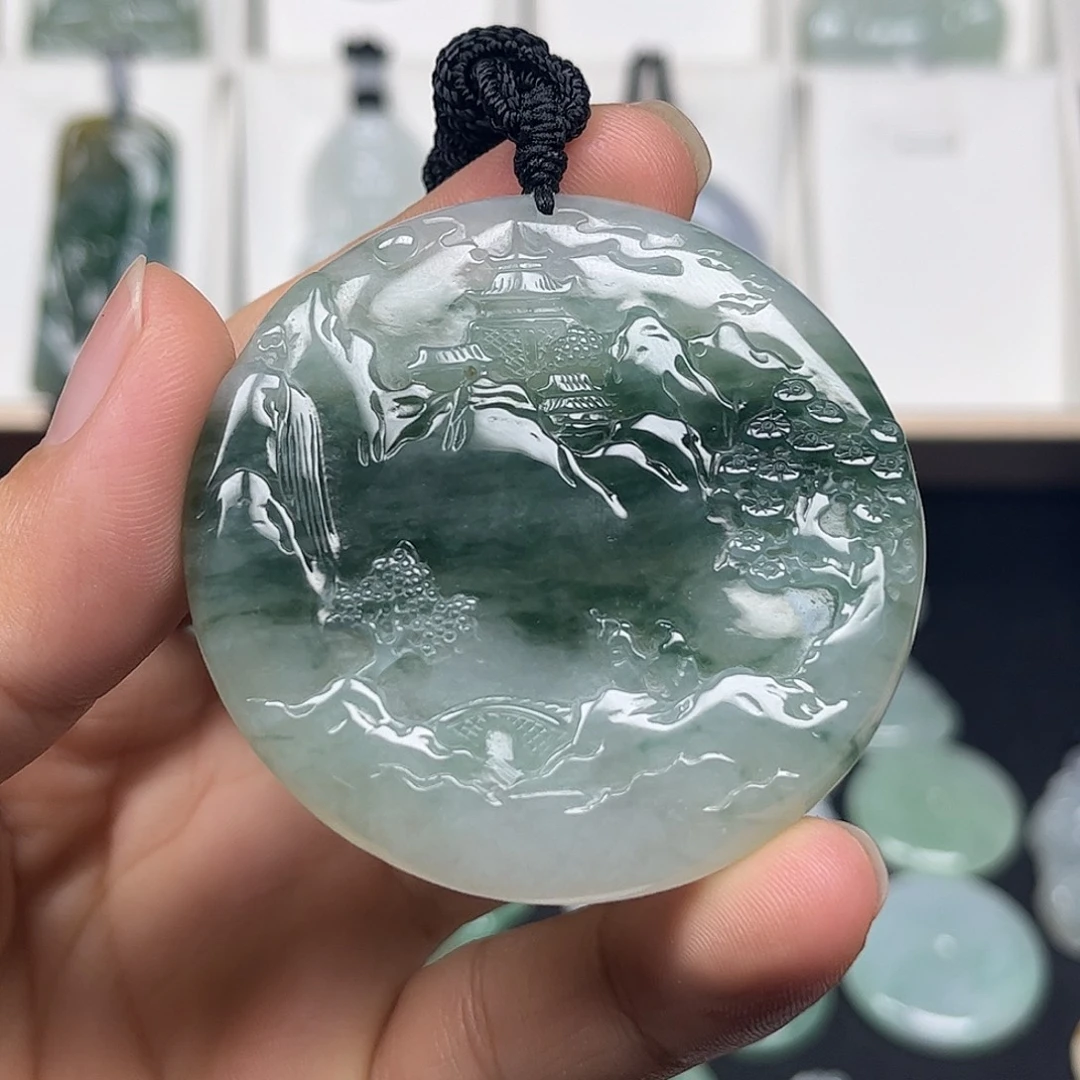 翡翠未镶嵌颈饰缅甸翡翠