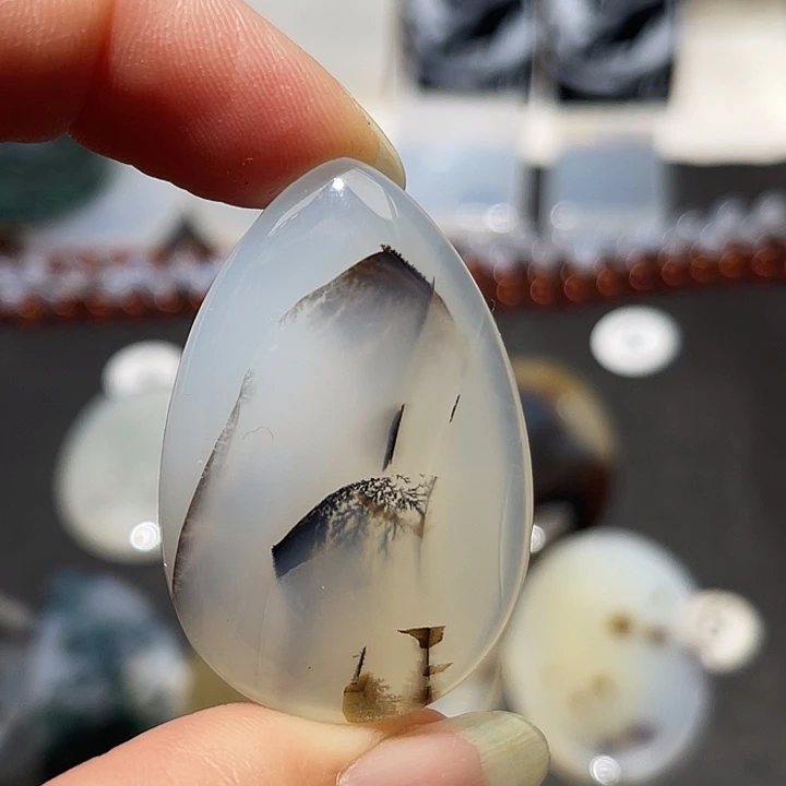 玛瑙/玉髓未镶嵌吊坠(不含链)