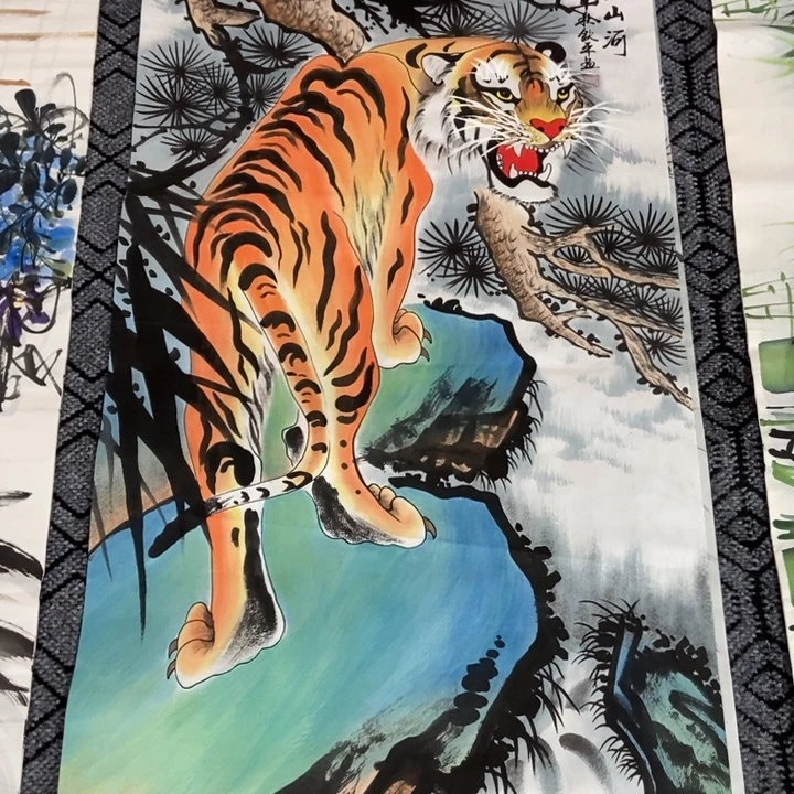 枕书斋画廊的直播间