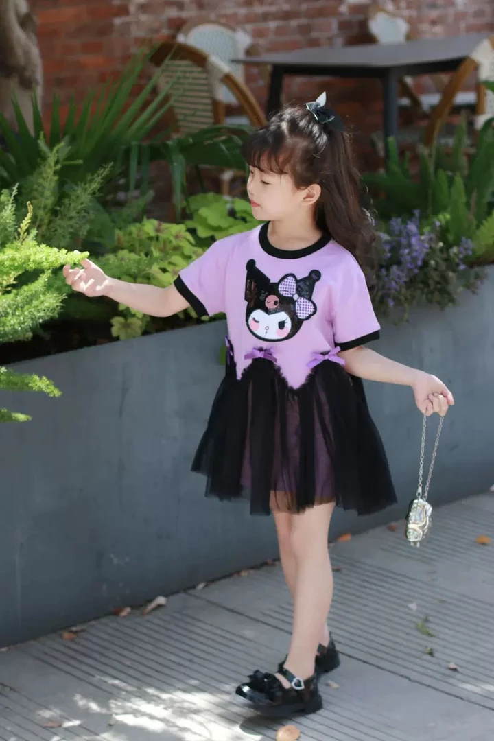 （备注编号拍）夏季女卡通动漫纯色公主裙连衣裙韩版时尚高质感穿搭