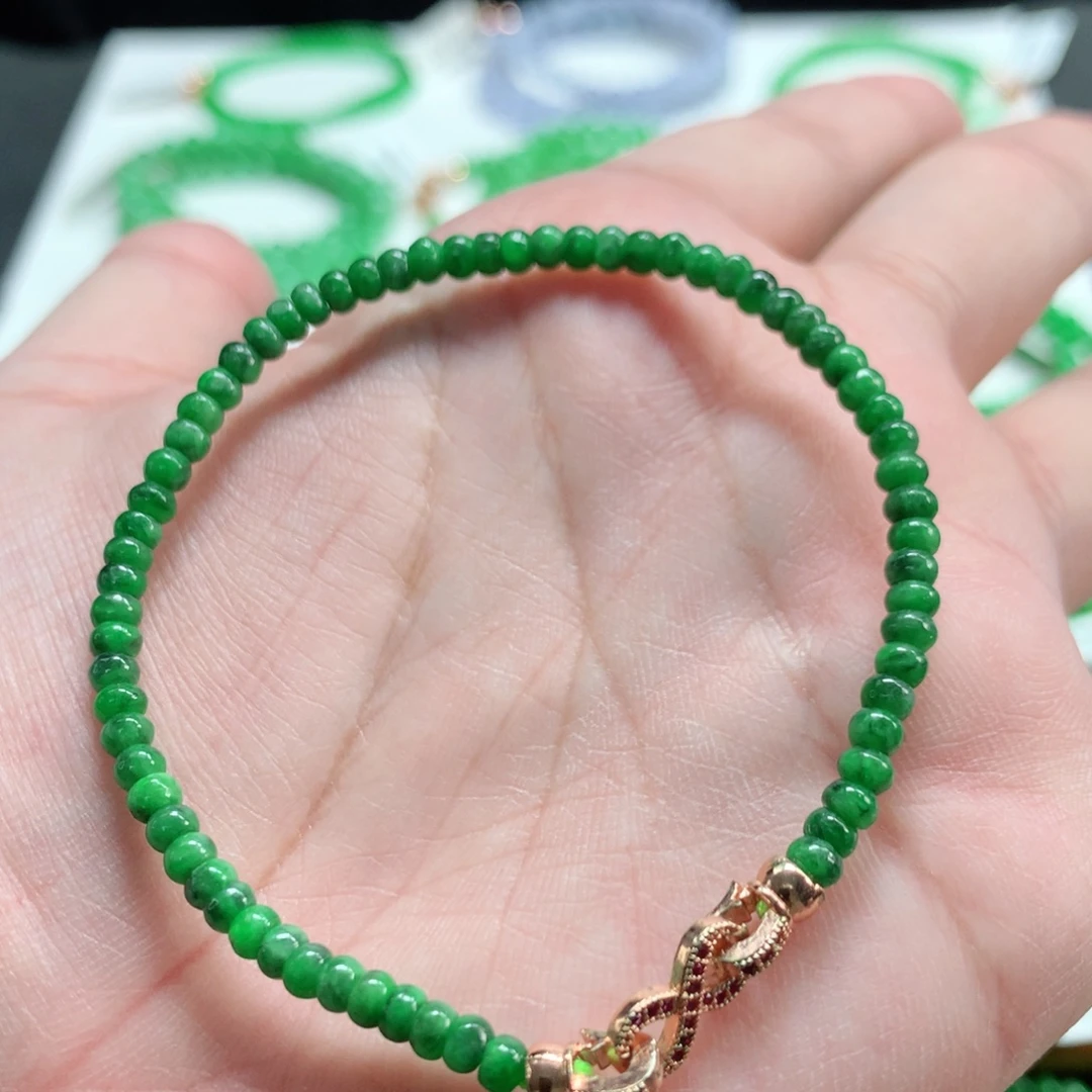 翡翠未镶嵌手链翡翠