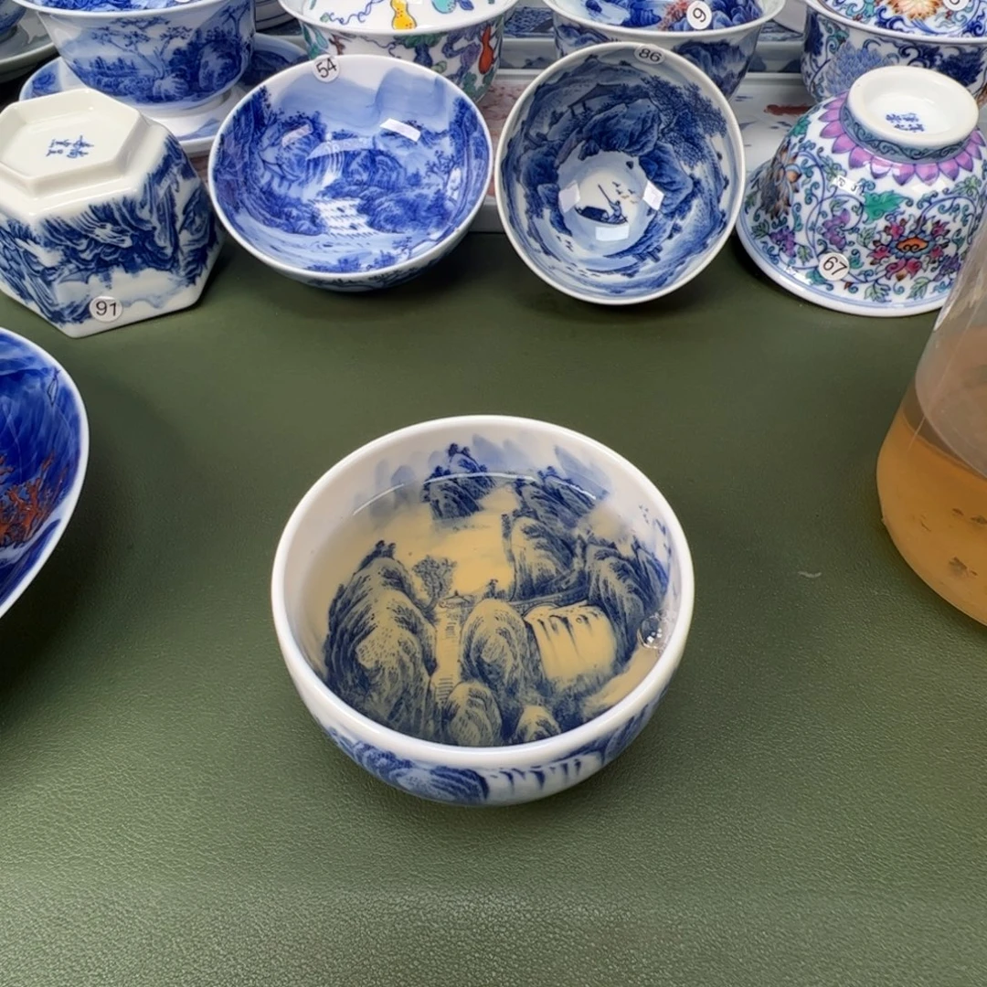 景德镇纯手工纯手绘茶具木木5