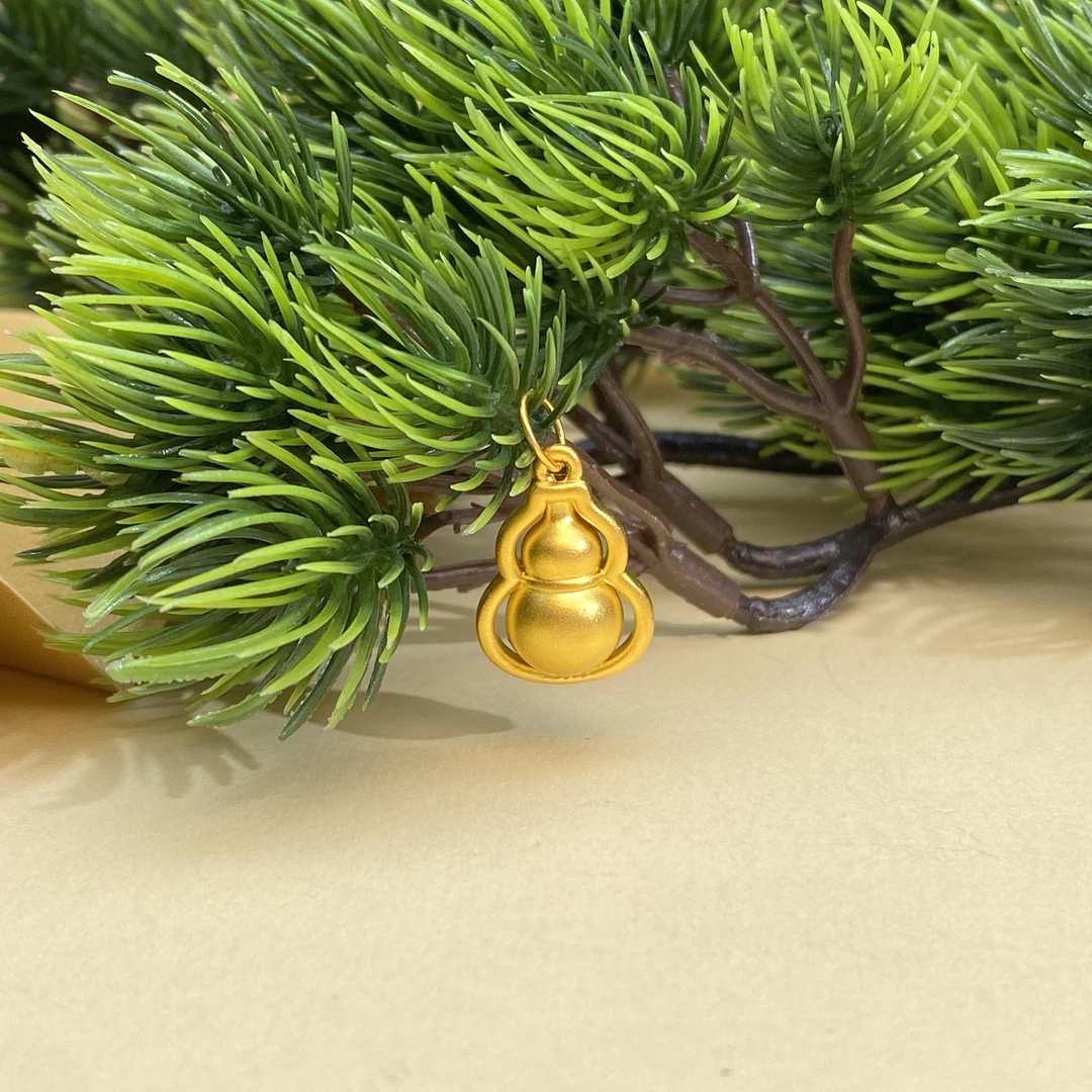 足银银制品 【小北好物】足银葫芦吊坠 2QH44X60【约13*18mm】