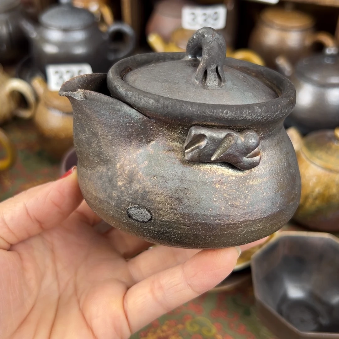 柴烧茶器柴烧茶器主人宝瓶微瑕