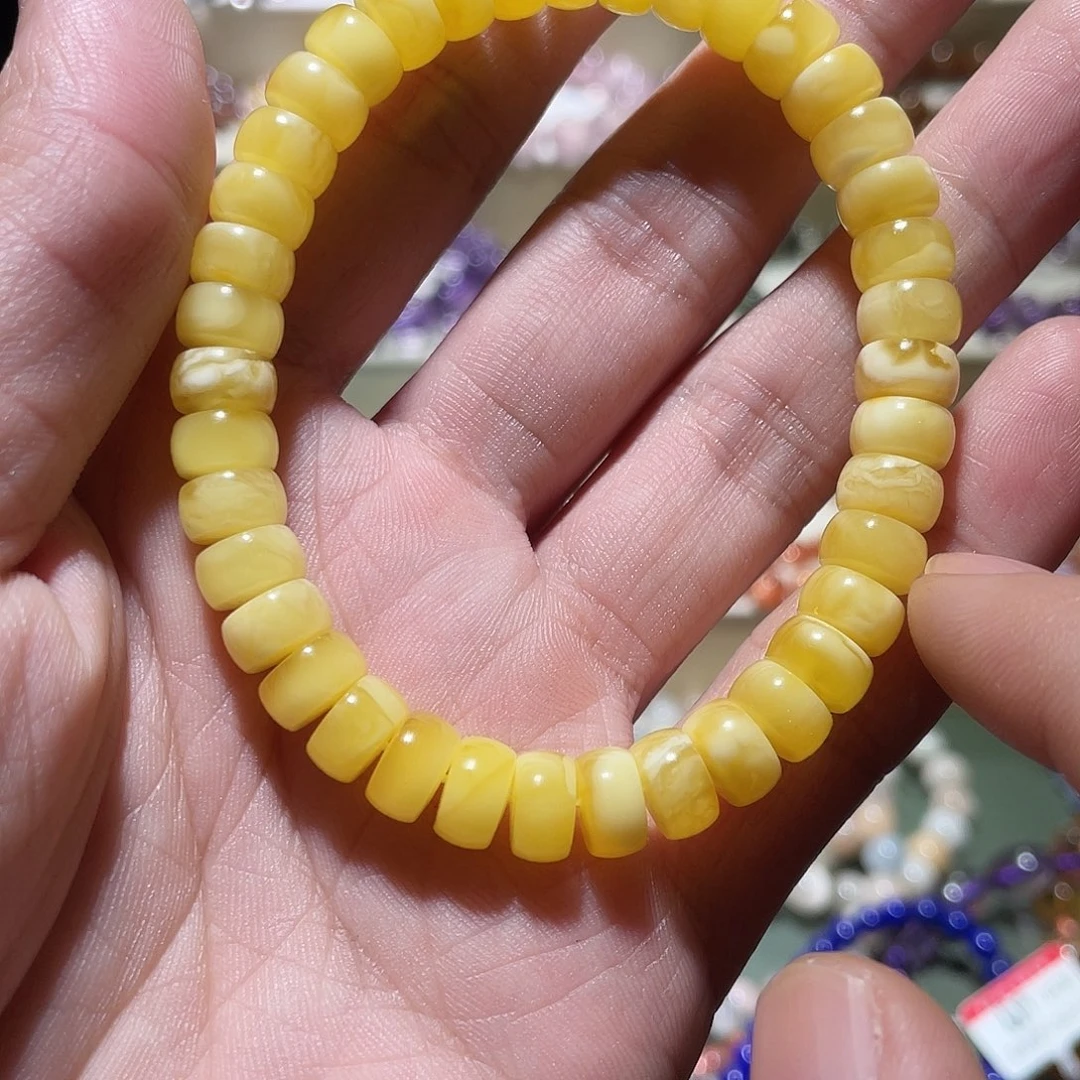 蜜蜡未镶嵌手链手链