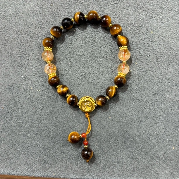 虎眼发晶手串8mm-2624