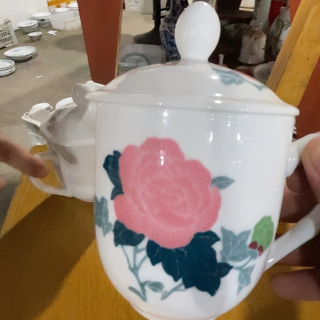 醴陵老厂瓷微瑕慎拍