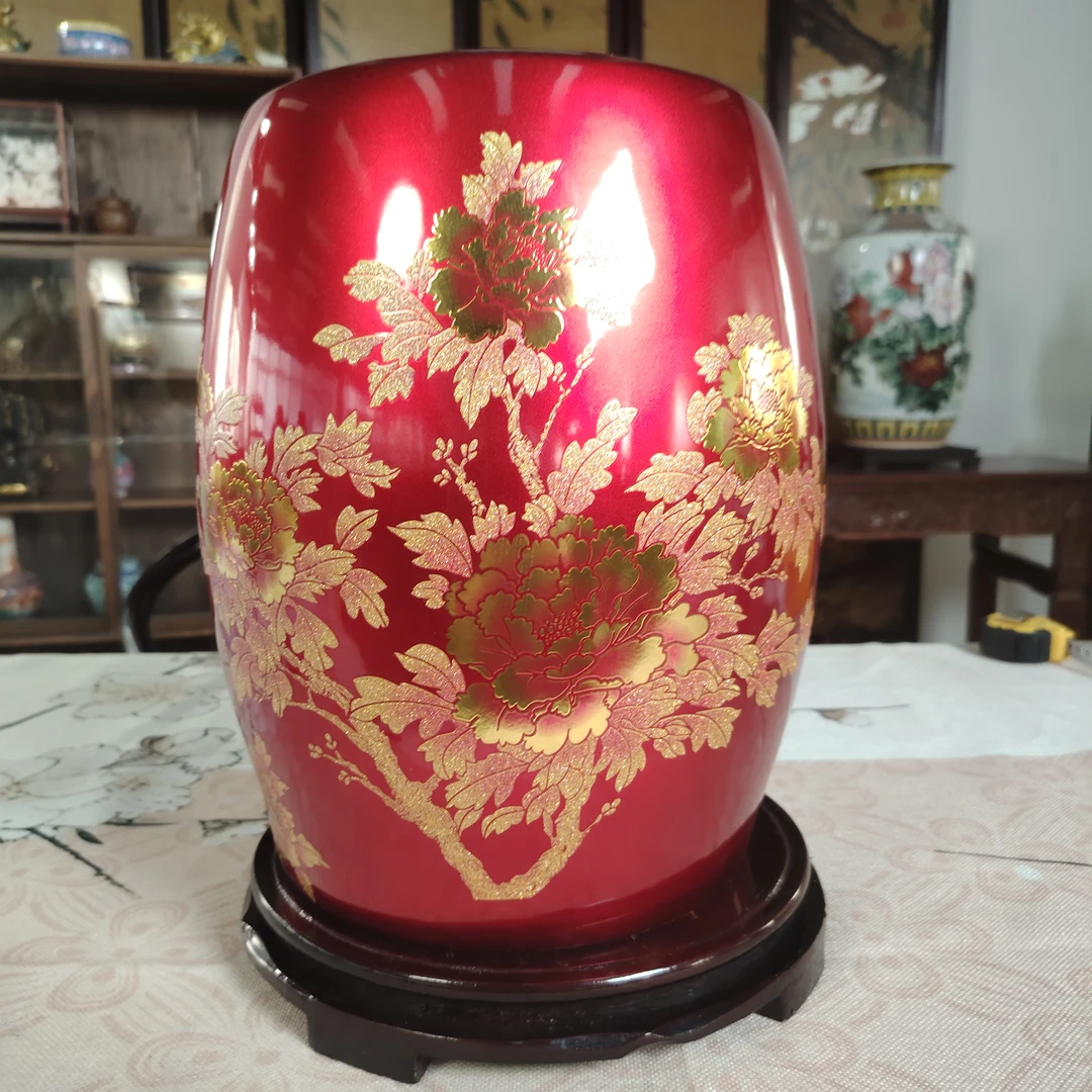【袁氏瓷业】锦上添花米缸20斤装
