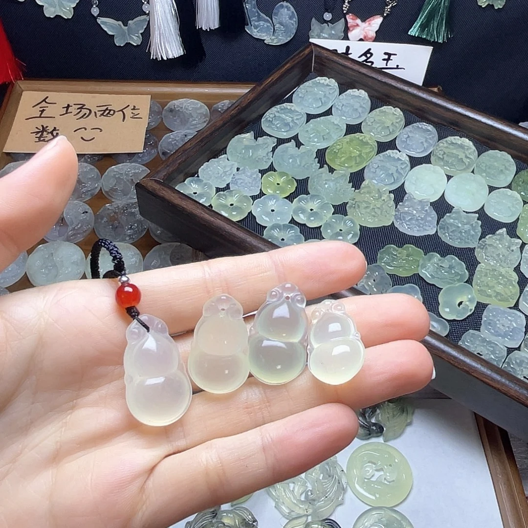 岫玉未镶嵌岫玉玉葫芦吊坠