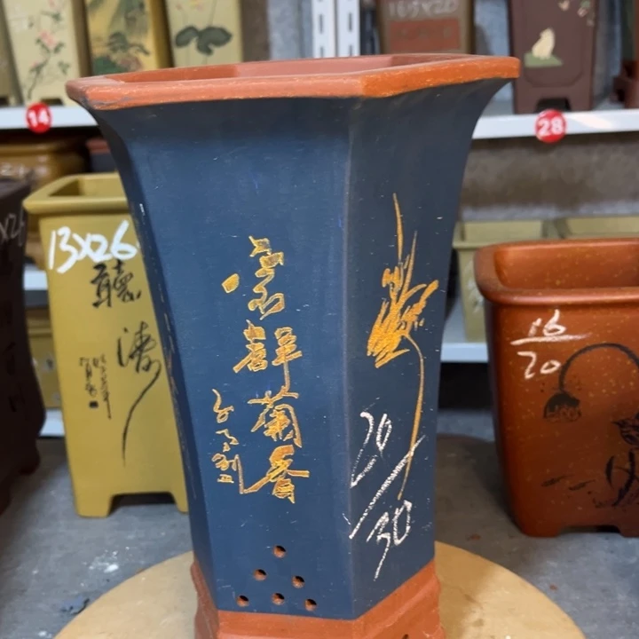 紫砂花盆宜兴紫砂