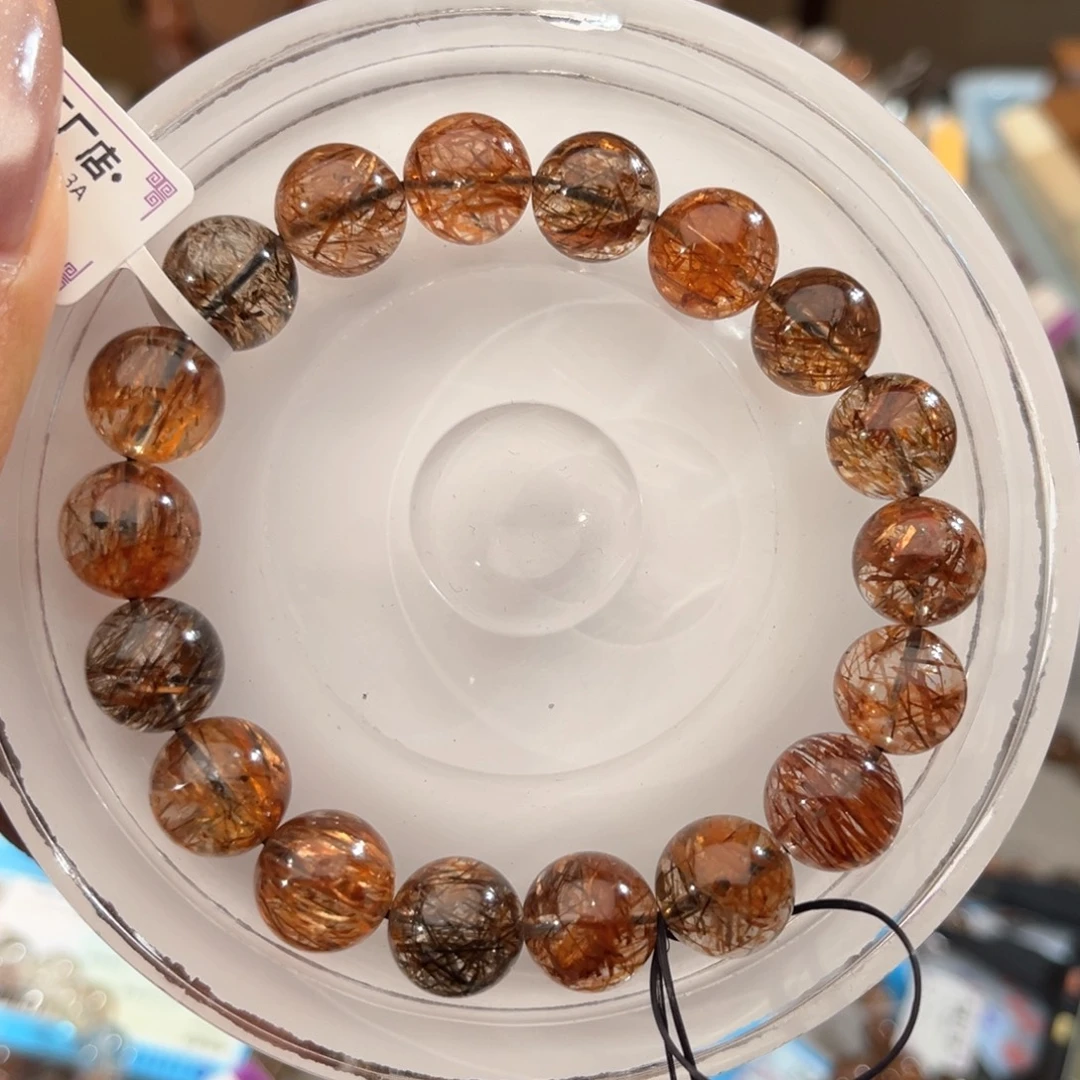 未镶嵌手链水晶黑金超11m