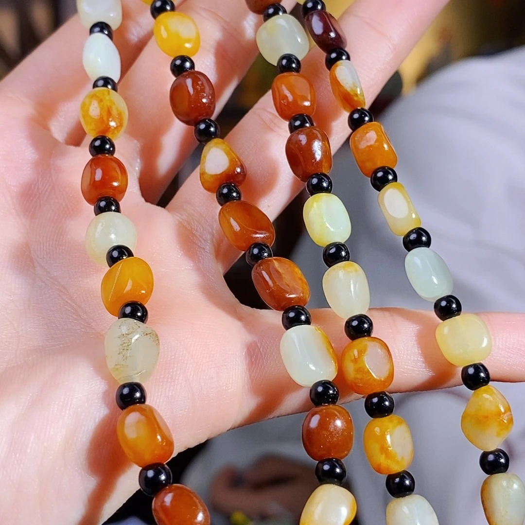 和田玉颈饰未镶嵌多样性发货发一个