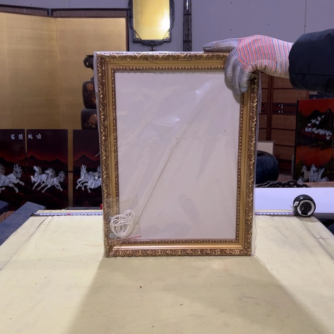 绘画万***楼屏风框画油画版画