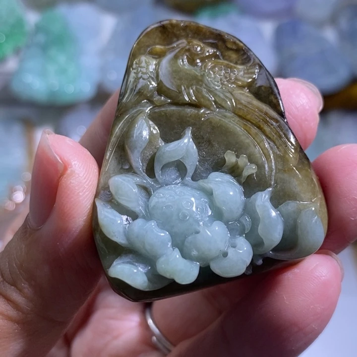 【闪购商品】颈饰未镶嵌翡翠喜上