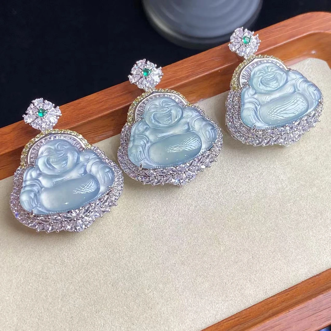 012104天然A货翡翠【佛公】多样性发一个