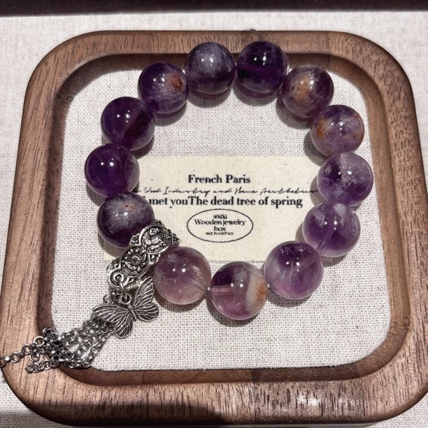 【九紫离火】卡12-14紫幽灵手串