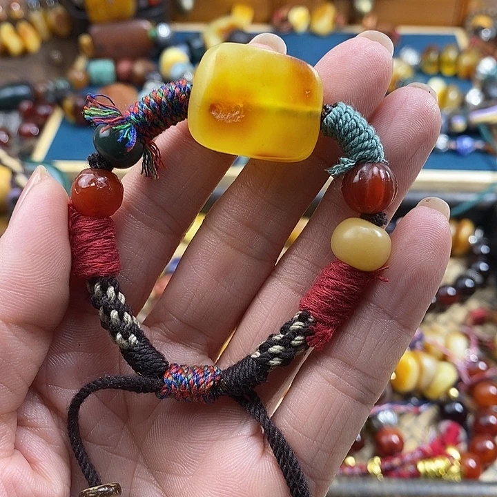 蜜蜡未镶嵌手链手链