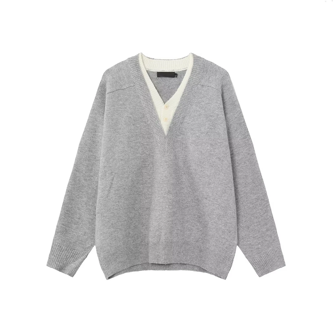 印花秋冬卫衣男2024年春秋季韩版新款圆领宽松上衣chic港风潮流