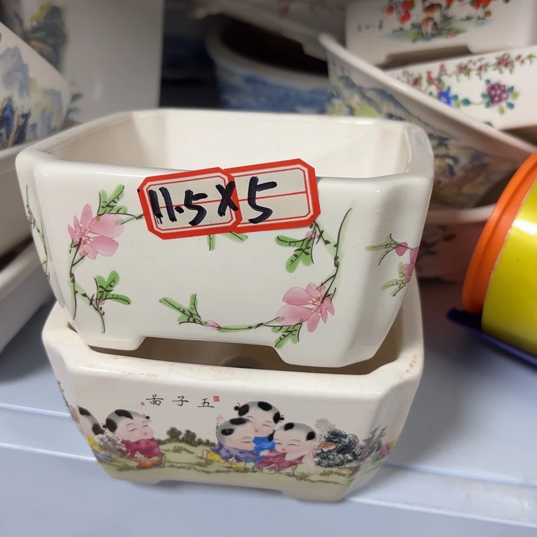 紫砂花盆宜兴紫砂工艺美术