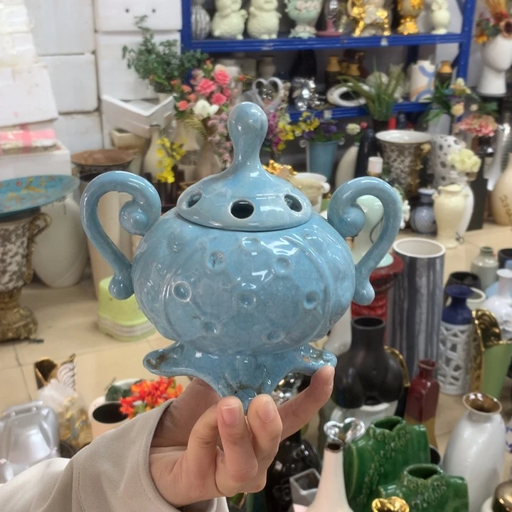 摆件微瑕陶瓷介意勿拍