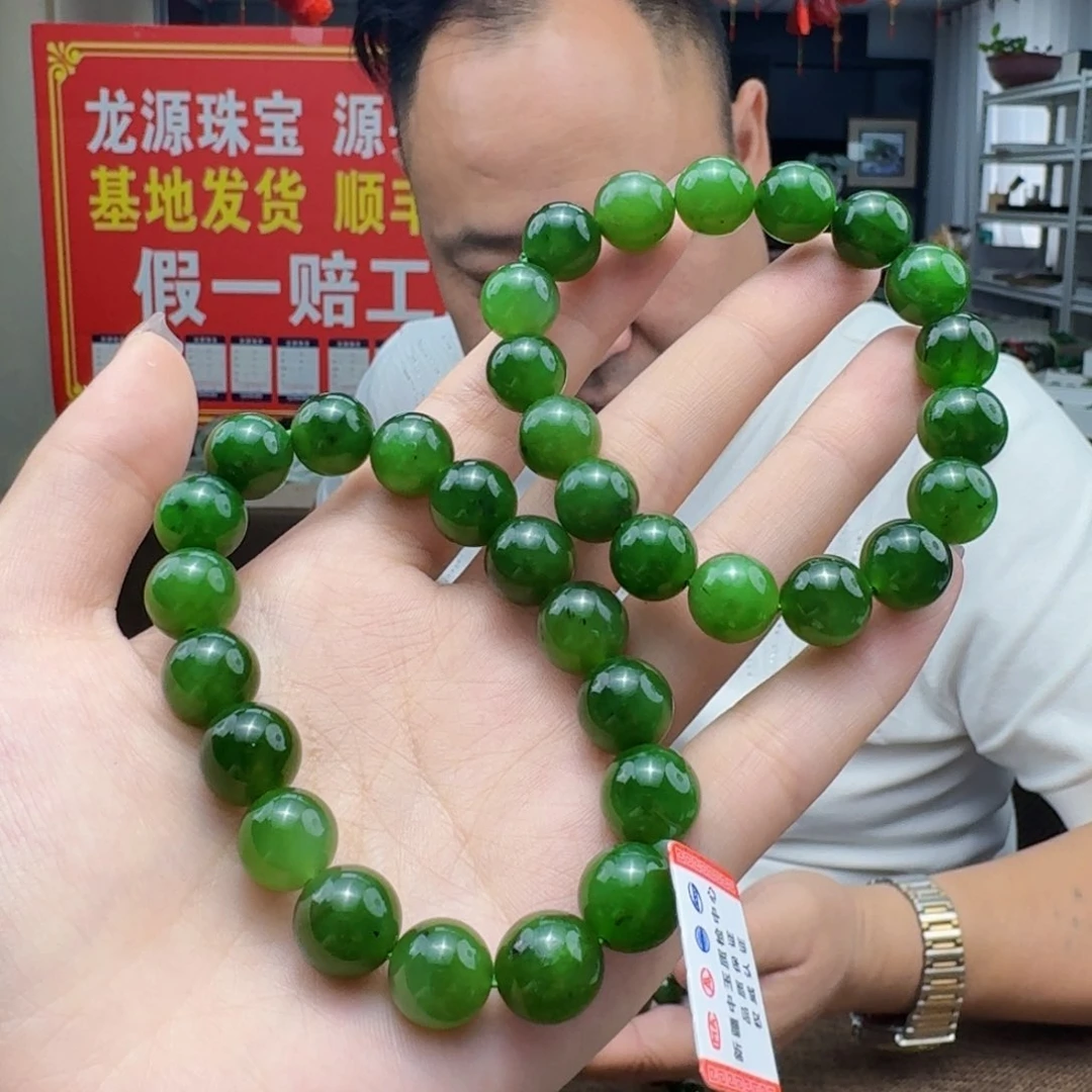 未镶嵌和田玉耳饰多样性发货拍一发一12mm碧玉高品红皮