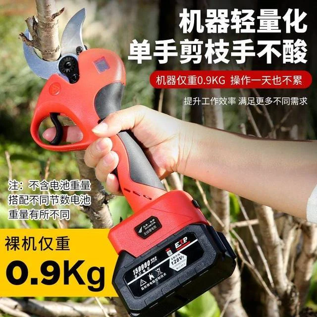 【下单立减100】德国电动修枝剪刀粗枝剪树枝修剪无线锂电ZD