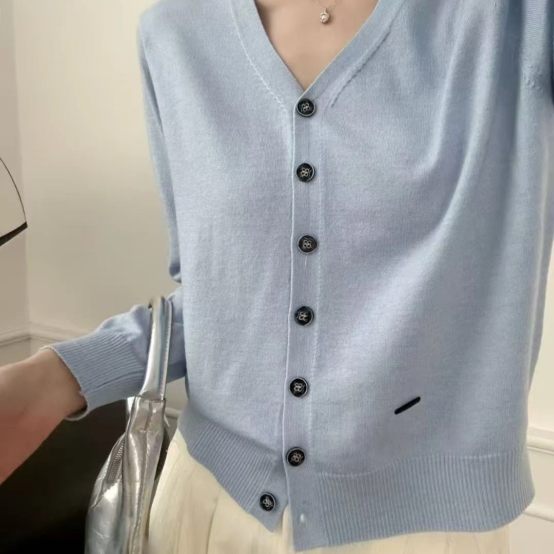 0932款,V领开衫,针织衫