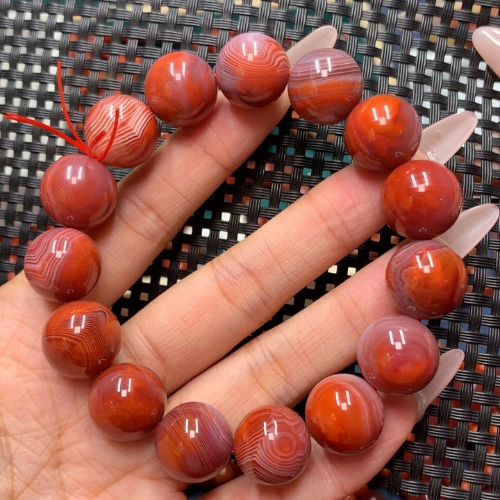 南红玛瑙手串未镶嵌14mm