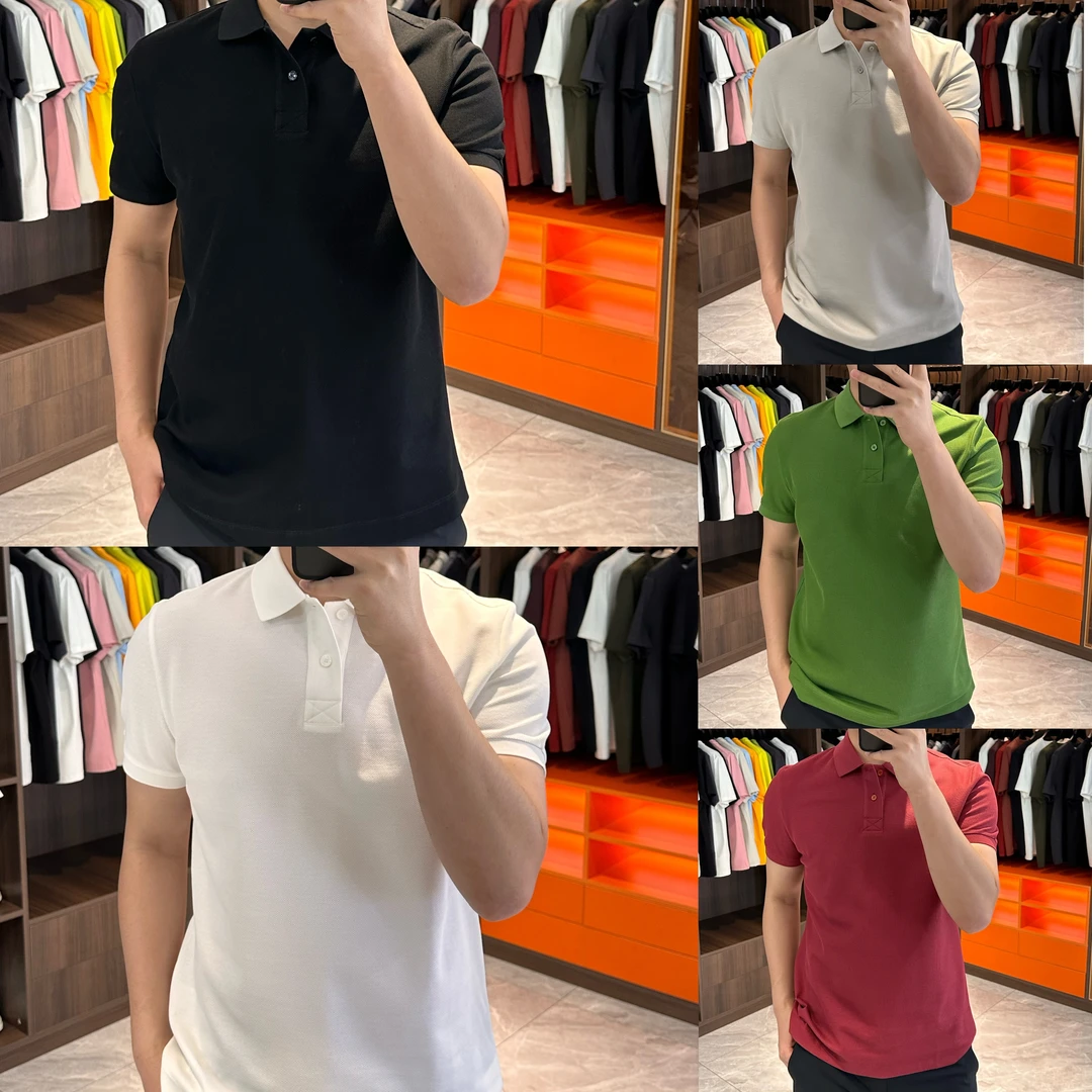 【爵派尔POLO】TF006男士轻奢净版小开叉商务简约polo衫