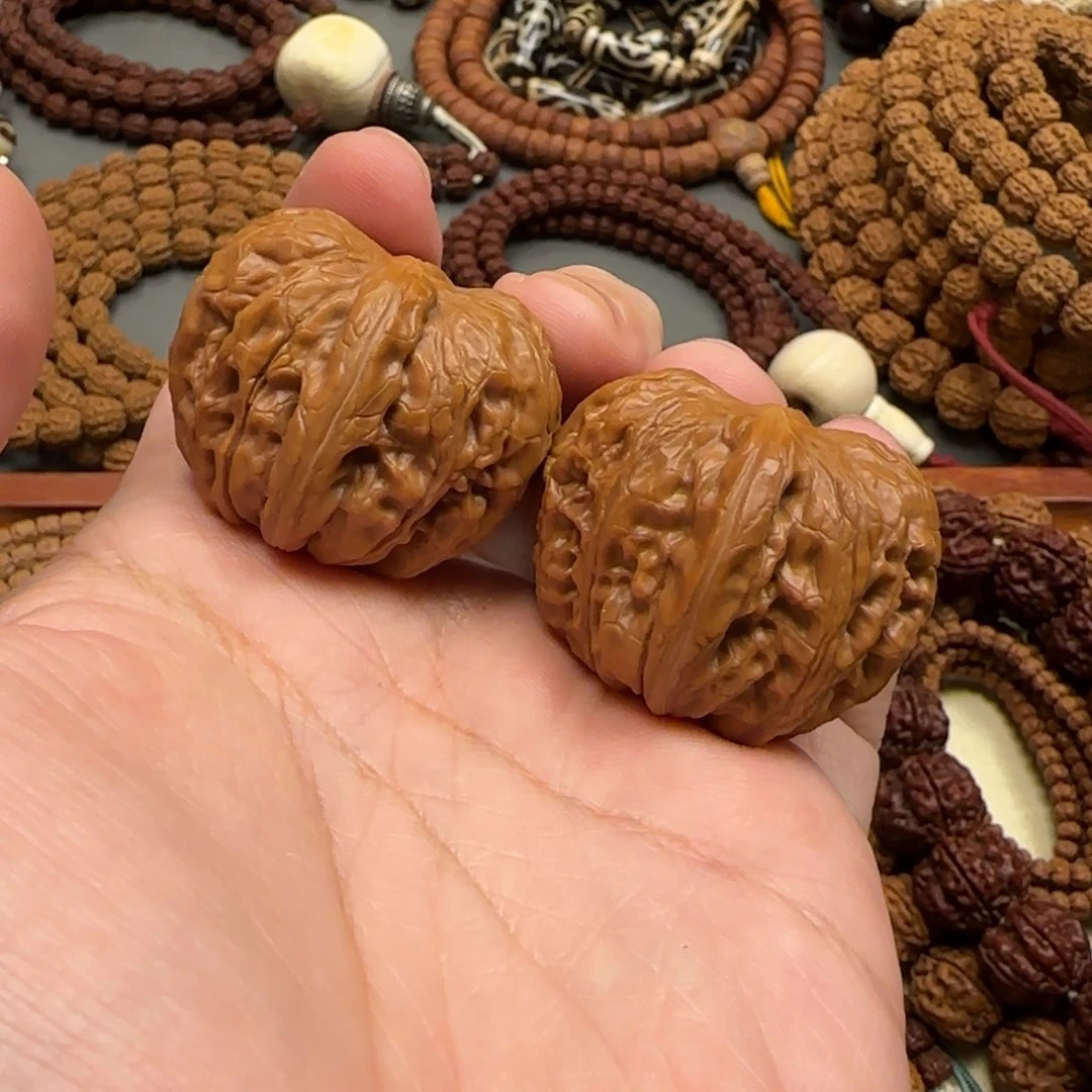 文玩核桃把件Y**_40元宝 修+打底