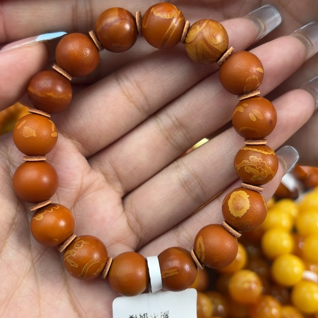 未镶嵌琥珀手链蜜蜡