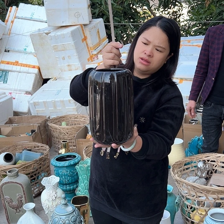 瓶高度25厘米口径10厘米微瑕捡漏