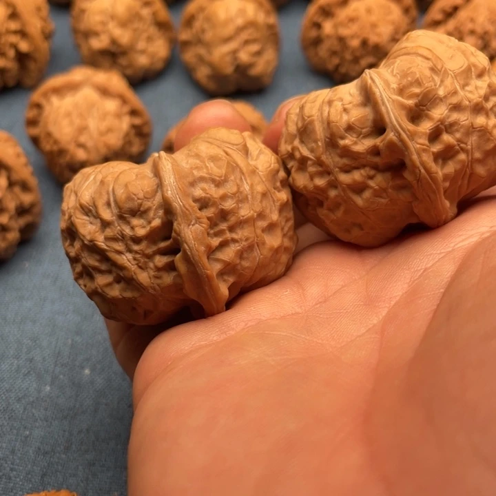 把件桃核大肚凹底南瓜