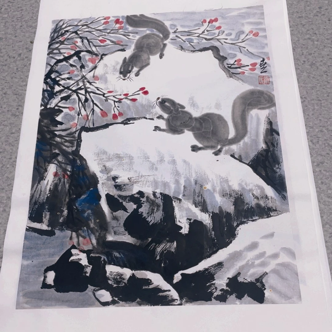 国画1.4平尺国画作品