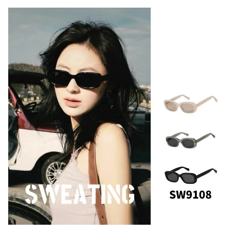 「SWEATING」新款高能感休闲百搭墨镜尼龙镜片防紫外线太阳镜