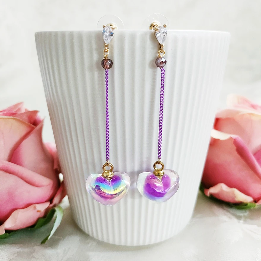 铜合金耳饰 民族风气质长吊坠耳环1748