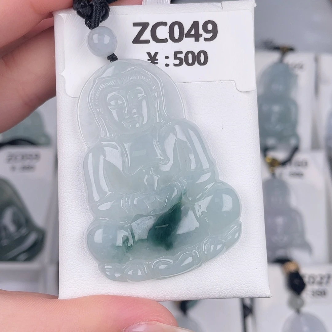 翡翠未镶嵌颈饰zc049