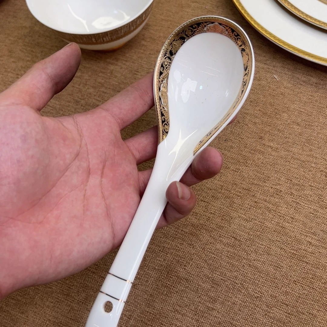 泓***铺瓷片大勺子孤品福利