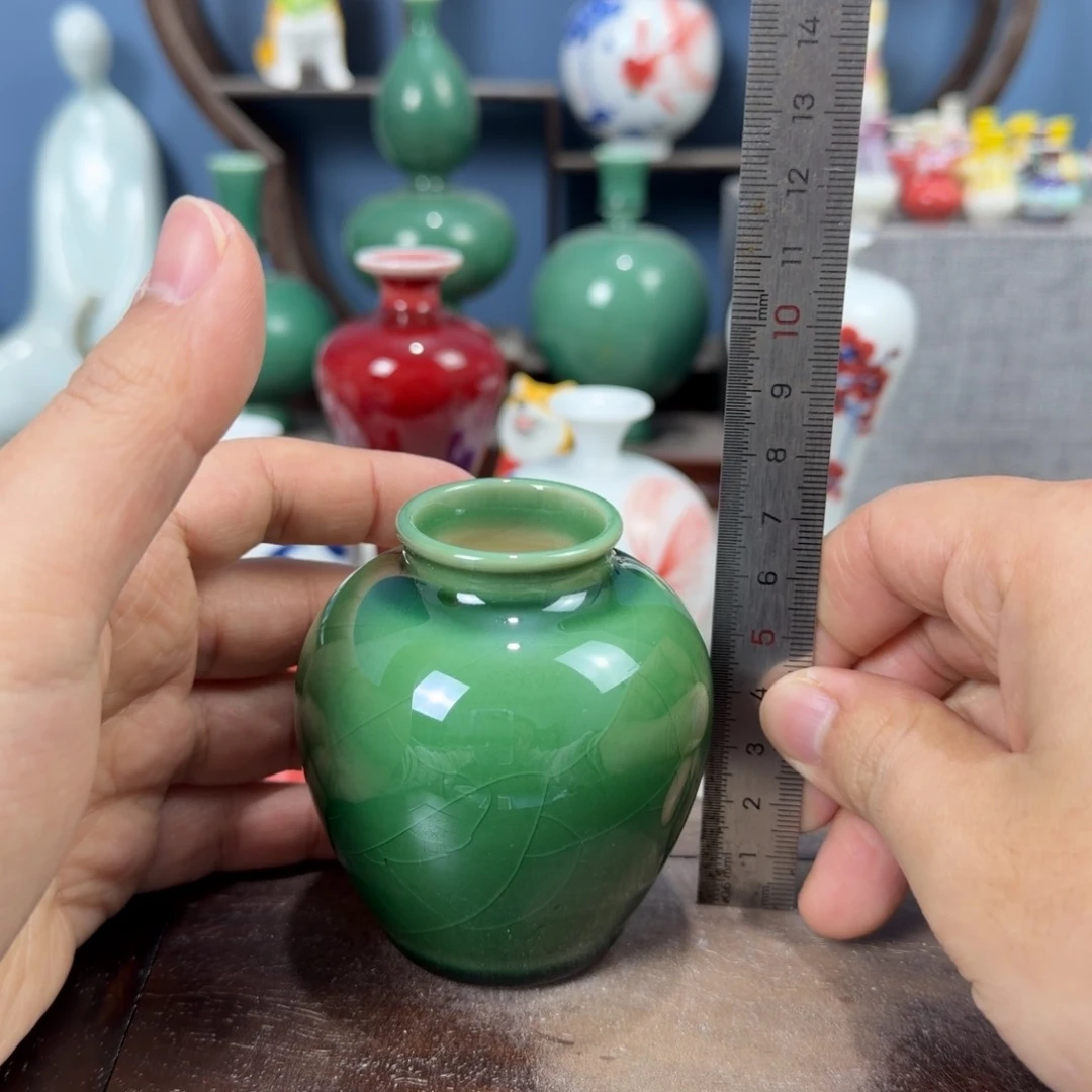 陶瓷手工小花器摆件