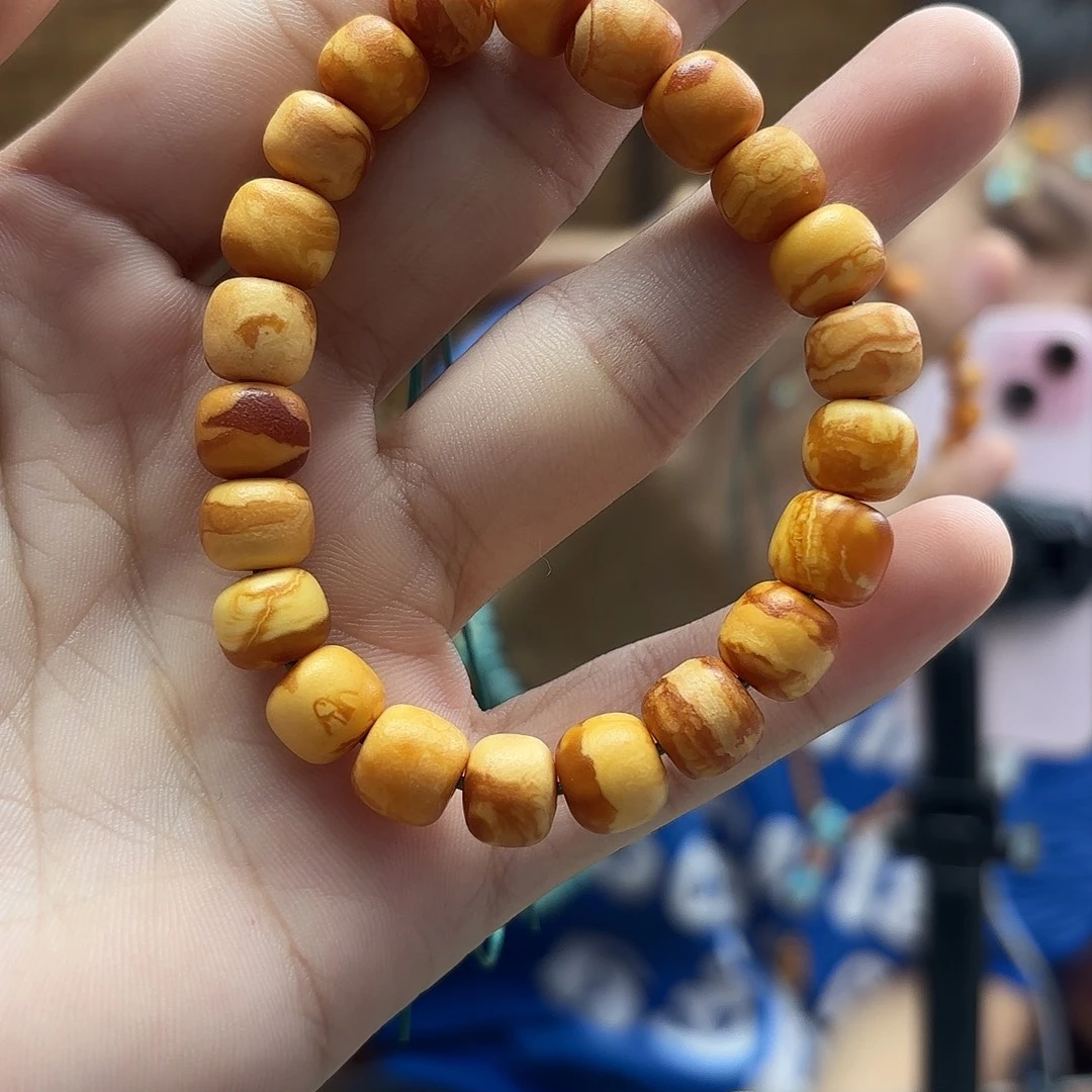 S***鬧琥珀未镶嵌手链手串