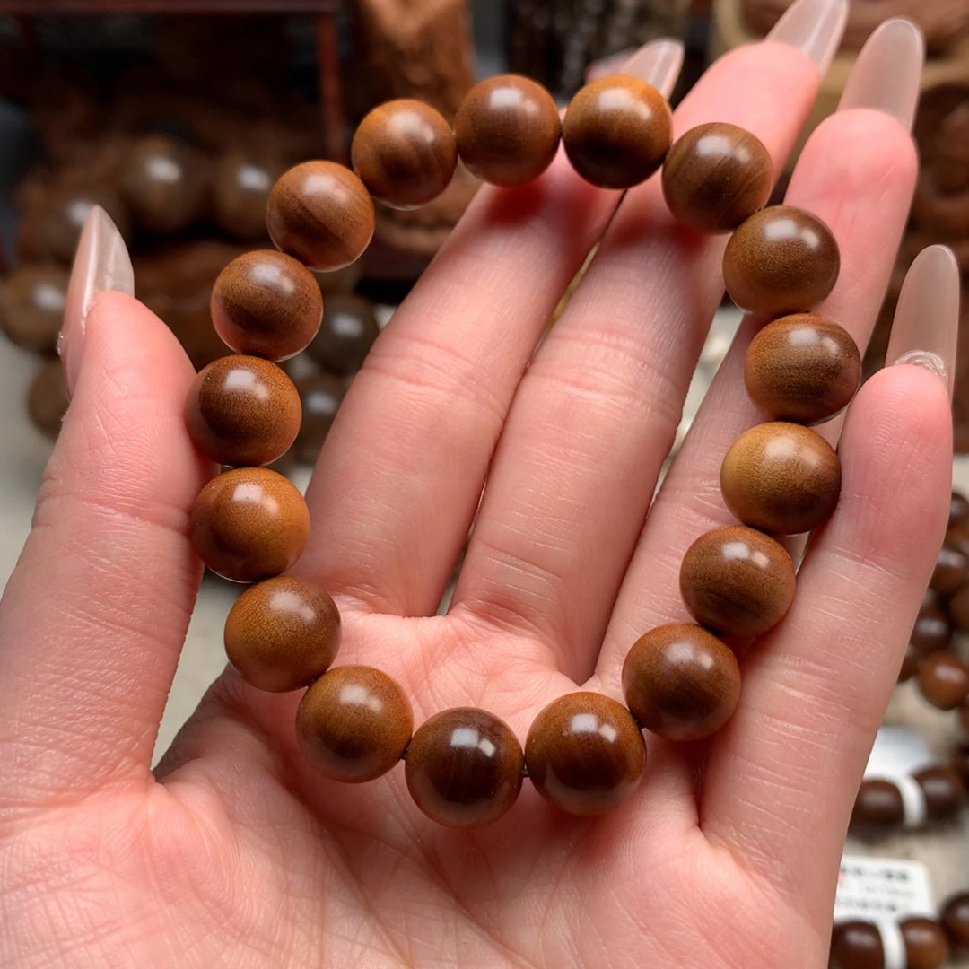 檀香木手串/手链老山檀香1.2奶香黑肉福利