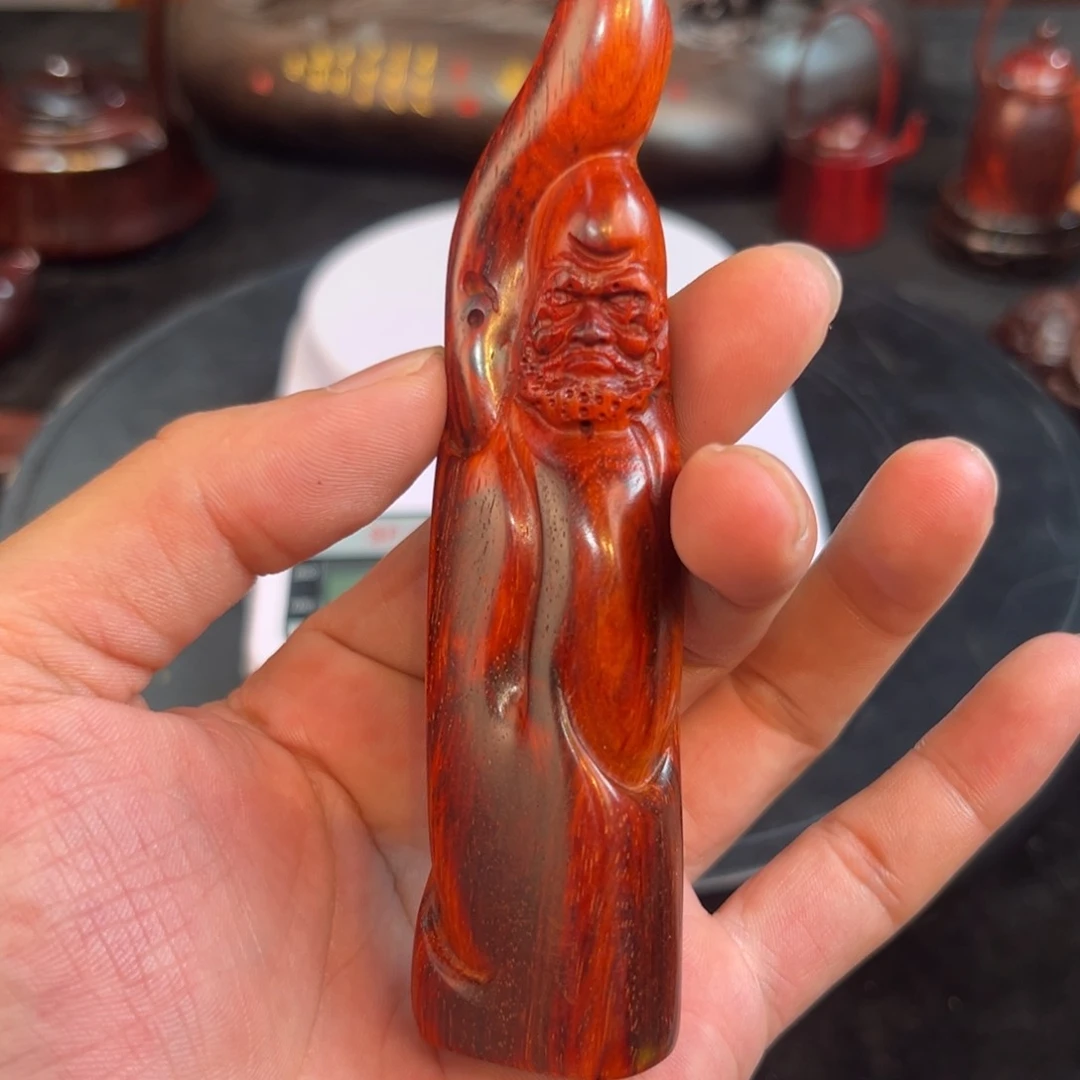 印度小叶紫檀手把件