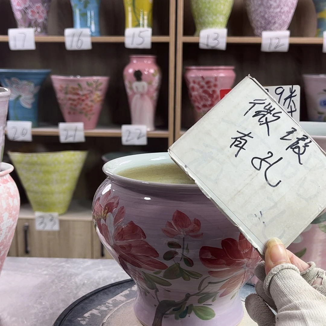 景德镇陶瓷花盆花盆