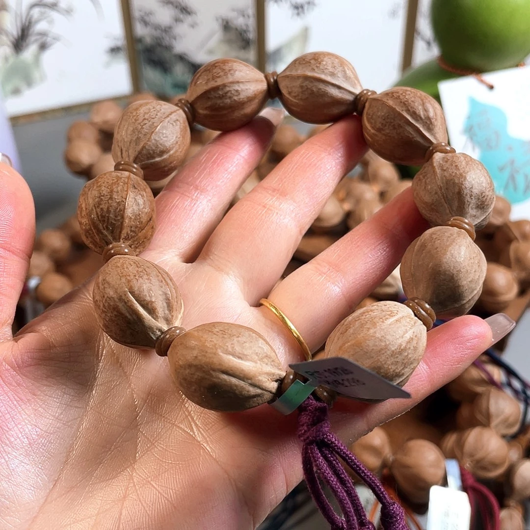 L***~橄榄核手串/手链19/26梅林铁核