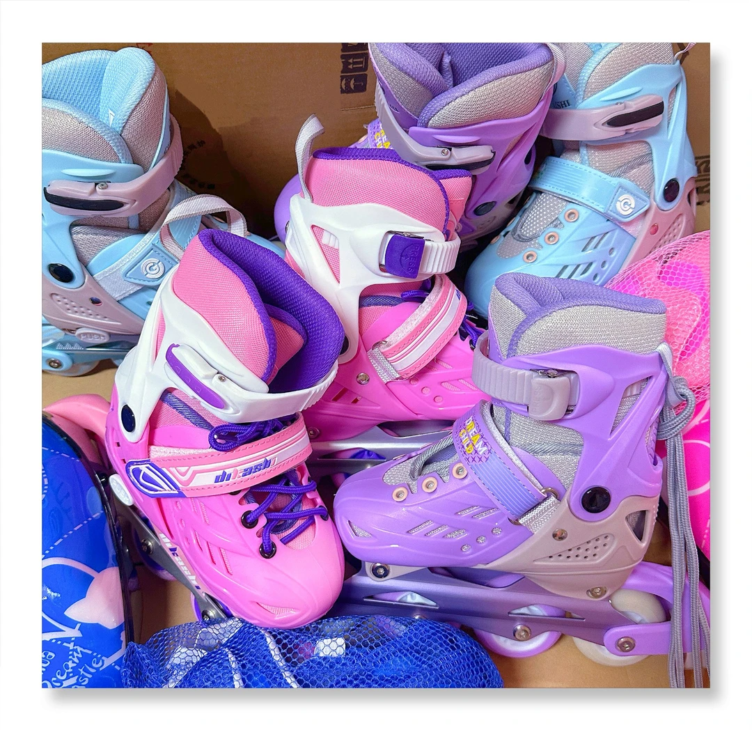 【小码套装】儿童轮滑鞋平时穿27-31码可以调节款