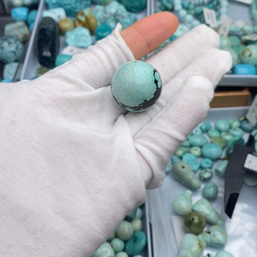 未镶嵌绿松石卡23.3压榨