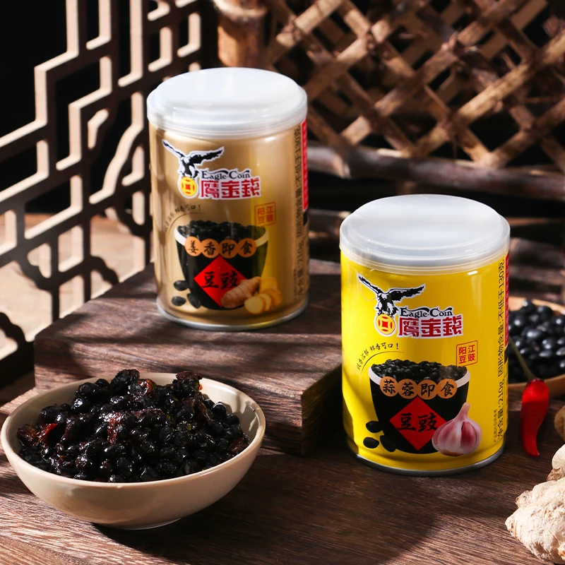 ｛豆豉罐头｝豆豉罐头下饭菜下酒菜即食罐头户外露营食品