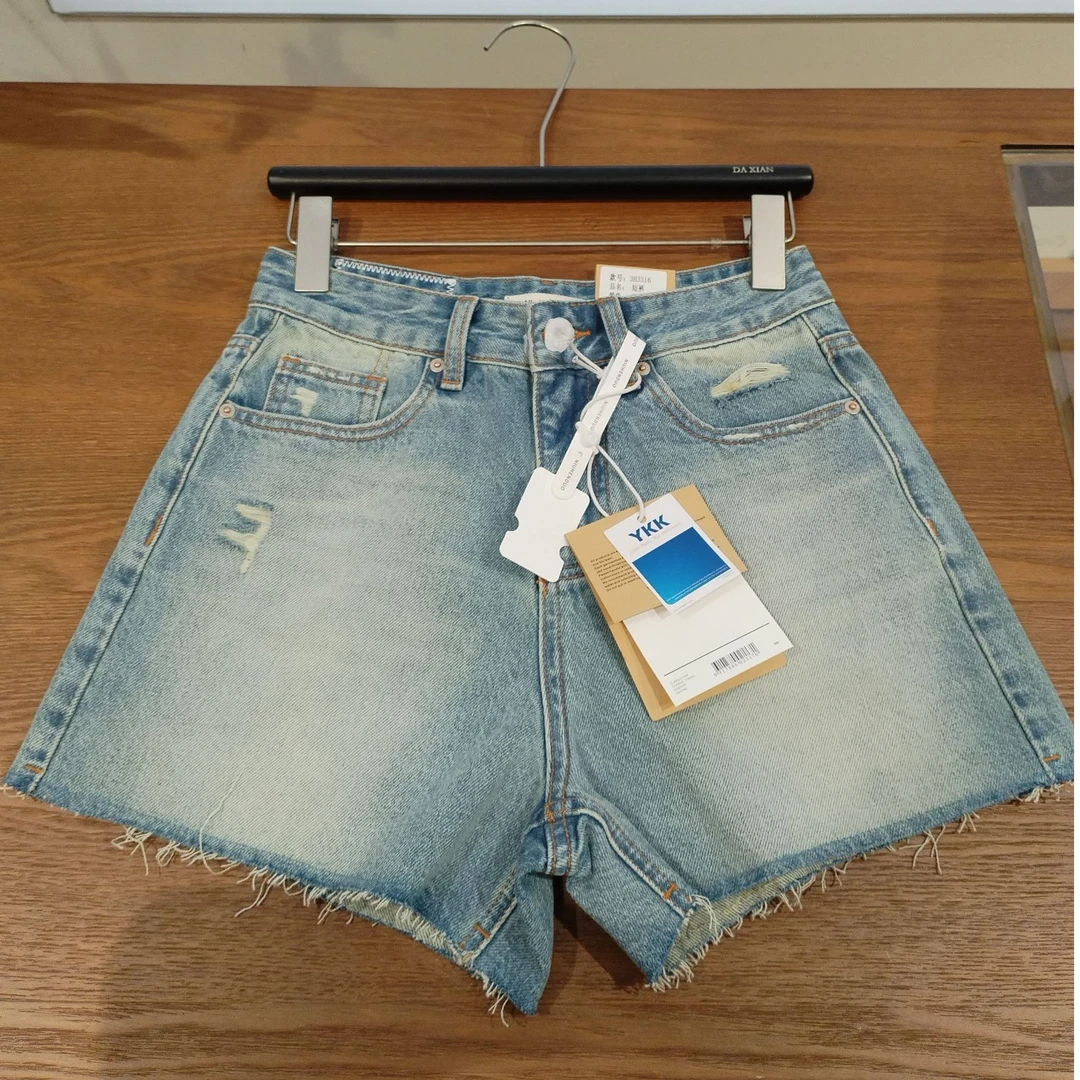 【大仙家】C234十三行夏款韩式牛仔短裙舒适时尚百搭女士夏季