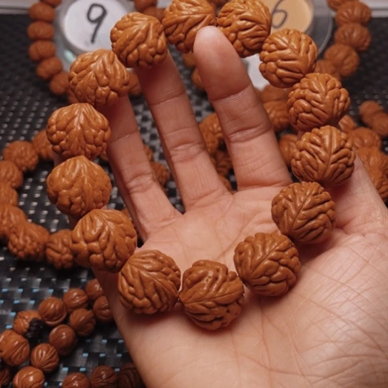 桃核手串龙纹桃核