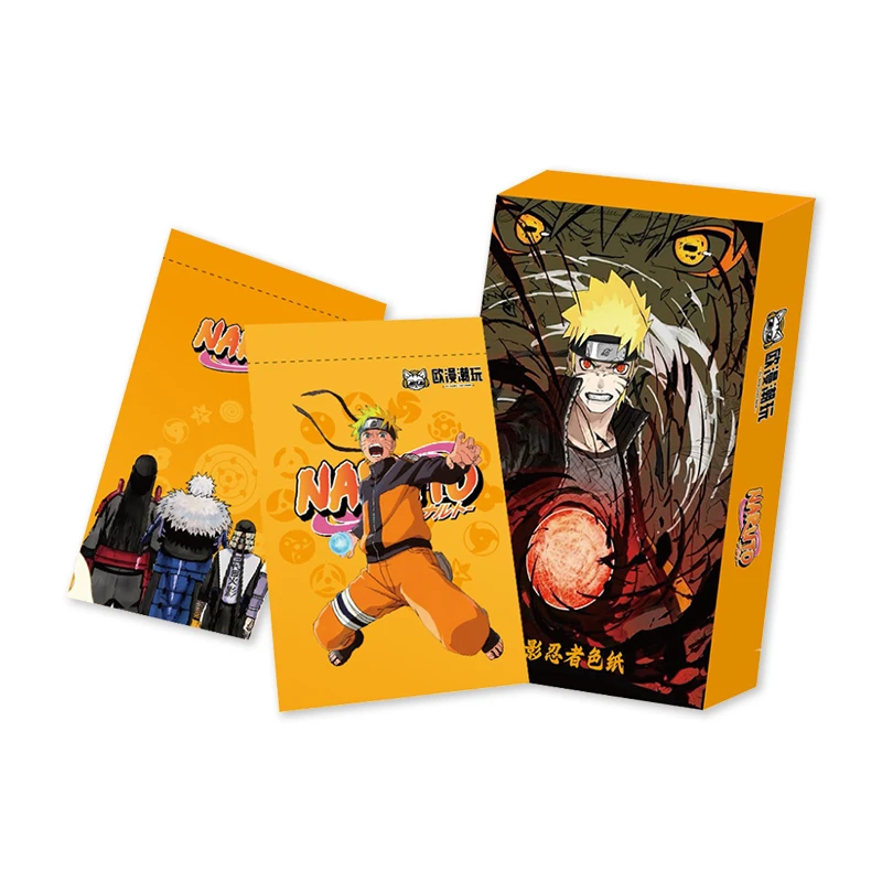 老登【新品亏米浮浮】欧漫潮玩三弹火影忍者色纸(默认代拆)